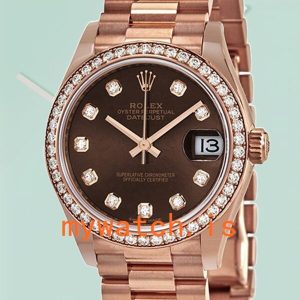 Rolex Datejust Ladies 31mm m278285rbr-0006 Chocolate Dial President Bracelet: A Timeless Elegance