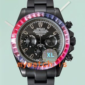 Rolex Daytona 40mm Mens DIW Black Dial: Genuine vs. Replica Analysis