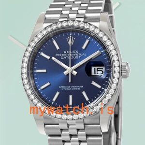 Rolex Datejust m126284rbr-0009 36mm Ladies Silver-tone: Genuine vs. Replica Analysis