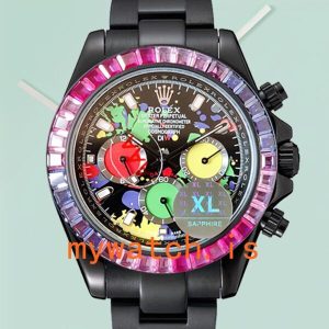 Rolex Daytona Mens 40mm DIW Automatic Black-tone: Genuine vs. Replica