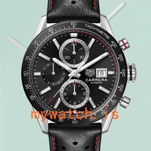 Tag Heuer Carrera 43mm Men CBM2110.FC6454 Leather Strap: A Timeless Masterpiece