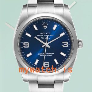 Rolex Air-King Men’s 36mm M114200-0014 Silver-Tone Oyster Bracelet: Genuine vs. Replica Analysis