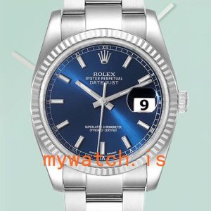 Rolex Datejust Mens 116234BLSO 36mm Oyster Bracelet Silver-tone: Genuine vs. Replica