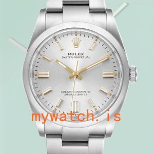 Rolex Oyster Perpetual 41mm m124300-0001 Unisex Silver-tone: A Timeless Masterpiece