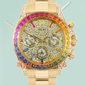 Rolex Daytona 40mm Mens 116598RBOW Diamond Paved Dial: A Masterpiece of Luxury