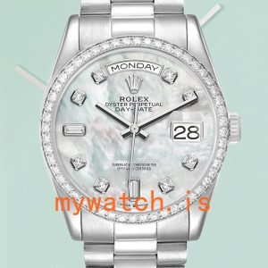 Rolex Day-Date 36mm m128349rbr-0004 Mens President Bracelet: Genuine vs. Replica