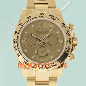 Rolex Daytona 40mm Mens 116508CSO Automatic Yellow Gold-tone: A Timeless Masterpiece