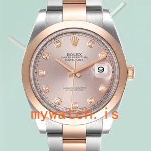 Rolex Datejust M126301-0007 41mm Men’s Pink Dial Silver-Tone: A Timeless Elegance