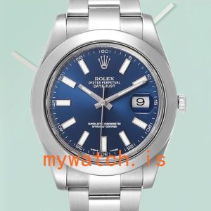 Rolex Datejust 116300BLSO 41mm Mens Silver-tone: A Timeless Classic